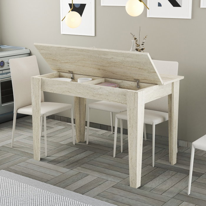 Hanah Home Mesa de cocina Kiev - Travertino